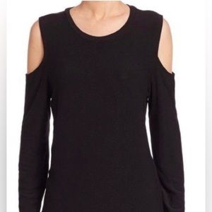 NWT Varley Cold-Shoulder and Open Back Soft Sweater